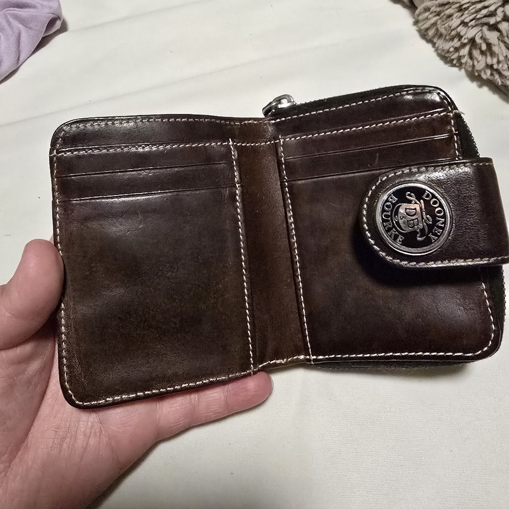 Dooney & Bourke Black Leather Wallet - Picture 3 of 7